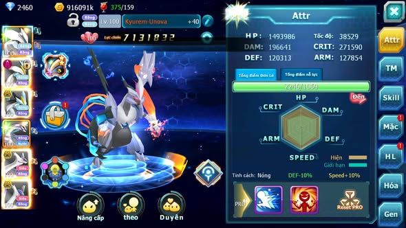 MÃ : #TTS3856 - SV 1687 - TOP38 - V12 - UNVOA WHITE DYANAMX BLACK BC PALKIA CẶP LATI BC QVLD