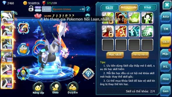 MÃ : #TTS3856 - SV 1687 - TOP38 - V12 - UNVOA WHITE DYANAMX BLACK BC PALKIA CẶP LATI BC QVLD