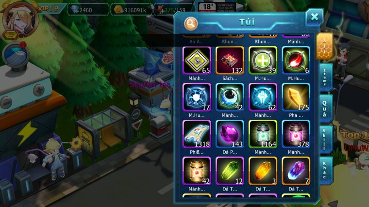 MÃ : #TTS3856 - SV 1687 - TOP38 - V12 - UNVOA WHITE DYANAMX BLACK BC PALKIA CẶP LATI BC QVLD