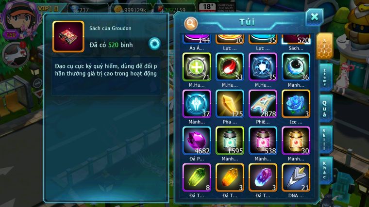 MÃ : #TTS3855 - SV 1447 - V10 - HOOH DYNAMAX UNVOA QVLD BC YVETAL BC LUGIA BC THẦN GIÓ BC BLACK BC VIC QUÁ NGON