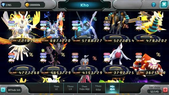 MÃ : #TTS3854 - SV 691 - V3 - WHITE BC UNVOA BLACK GIRATINA BÁ CHỦ NHIỀU PET HT THƯỜNG QUÁ NGON