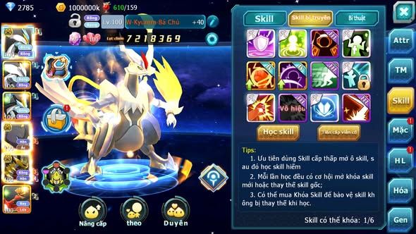 MÃ : #TTS3854 - SV 691 - V3 - WHITE BC UNVOA BLACK GIRATINA BÁ CHỦ NHIỀU PET HT THƯỜNG QUÁ NGON
