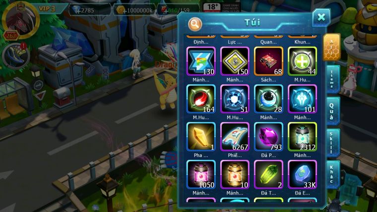 MÃ : #TTS3854 - SV 691 - V3 - WHITE BC UNVOA BLACK GIRATINA BÁ CHỦ NHIỀU PET HT THƯỜNG QUÁ NGON