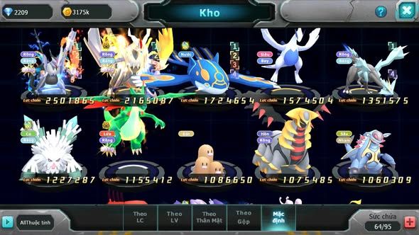 MÃ : #TTS3851 - SV 1567 - 1K SÁCH - UNVOA WHITE BÁ CHỦ KYOGRE LUGIA NHIỀU PET HT