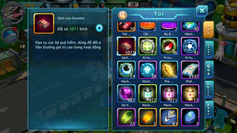 MÃ : #TTS3851 - SV 1567 - 1K SÁCH - UNVOA WHITE BÁ CHỦ KYOGRE LUGIA NHIỀU PET HT