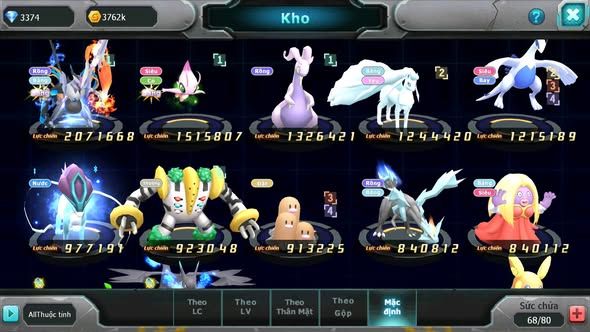 MÃ : #TTS3862 - SV 1698 - ĐỦ CẶP LATI BC - UNVOA CELEBI LUGIA GOODRA REIGIGAS