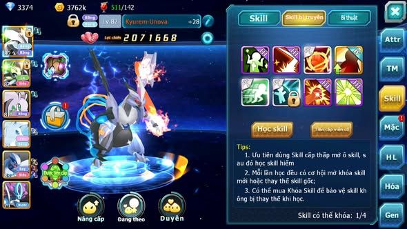 MÃ : #TTS3862 - SV 1698 - ĐỦ CẶP LATI BC - UNVOA CELEBI LUGIA GOODRA REIGIGAS