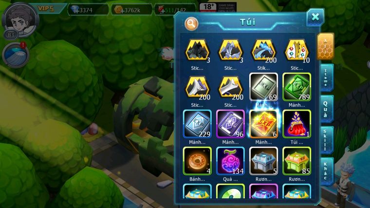 MÃ : #TTS3862 - SV 1698 - ĐỦ CẶP LATI BC - UNVOA CELEBI LUGIA GOODRA REIGIGAS