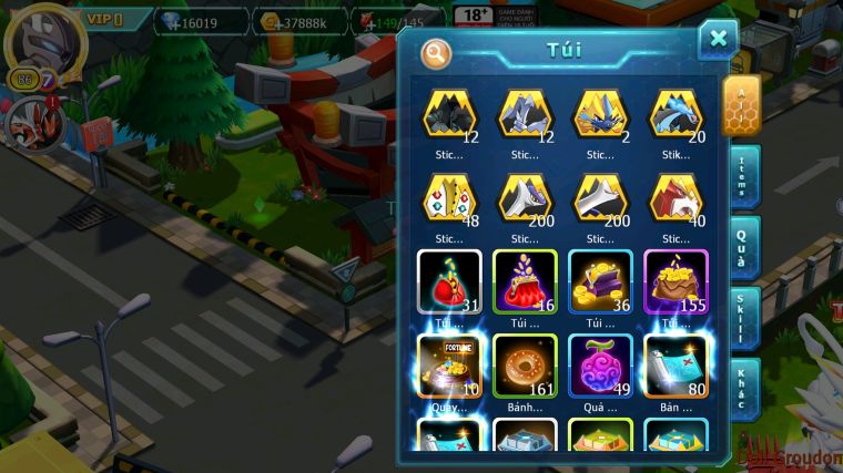 MÃ : #TTS3858 - SV 727 - 16K KC - ĐỦ MẢNH CẶP LATI BC MEW GIÁP BÁ CHỦ UNVOA BTAA