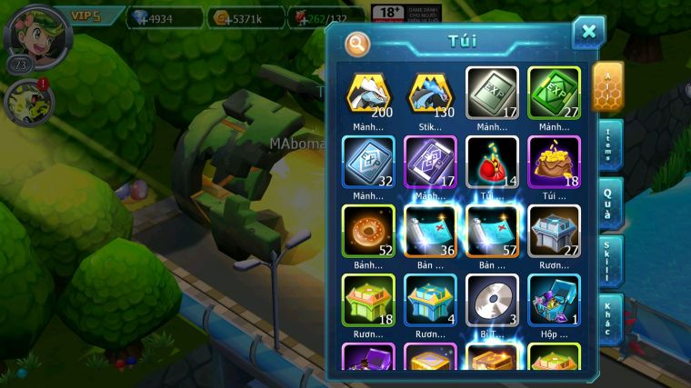 MÃ : #TTS3874 - SV 1746 - V5 - RẮN BĂNG BÁ CHỦ UNVOA REGICE - NHIỀU PET HT