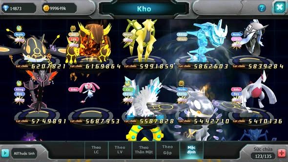 MÃ : #TTS3880 - SV711 - TOP23 - 1K7 SÁCH  - HOOH BC HOOPA BÁ CHỦ UNVOA WB BÁ CHỦ THẦN GIÓ BC PALKIA BC DIANCIE BC CẶP LATI BC