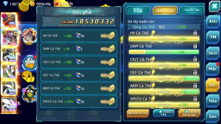 MÃ : #TTS3880 - SV711 - TOP23 - 1K7 SÁCH  - HOOH BC HOOPA BÁ CHỦ UNVOA WB BÁ CHỦ THẦN GIÓ BC PALKIA BC DIANCIE BC CẶP LATI BC