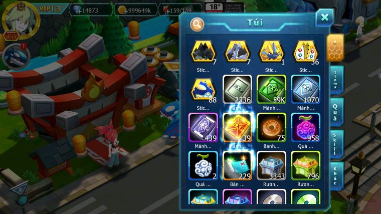 MÃ : #TTS3880 - SV711 - TOP23 - 1K7 SÁCH  - HOOH BC HOOPA BÁ CHỦ UNVOA WB BÁ CHỦ THẦN GIÓ BC PALKIA BC DIANCIE BC CẶP LATI BC