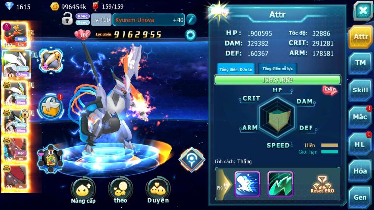 MÃ : #TTS3879 - SV 922 - TOP53 - V8 - HOOH DYNAMAX UNVOA WB BC BTAA BC ZOROA BC QVLD BC NHIỀU PET HT