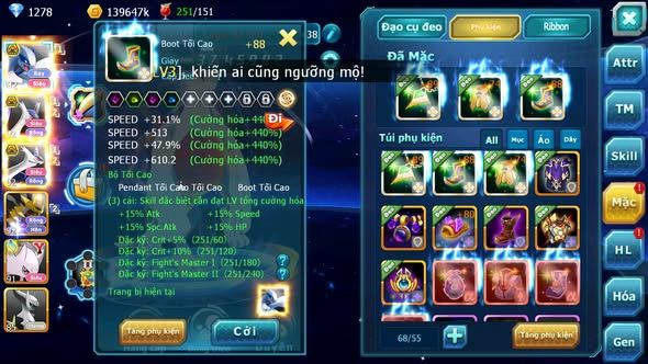 MÃ : #TTS3889 - SV 1713 - 1K8 SÁCH - LUGIA BÁ CHỦ CẶP LATI BÁ CHỦ NHIỀU PET HT