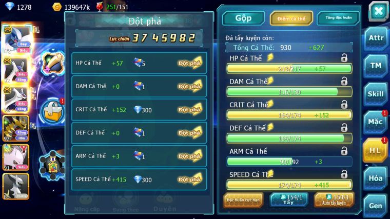 MÃ : #TTS3889 - SV 1713 - 1K8 SÁCH - LUGIA BÁ CHỦ CẶP LATI BÁ CHỦ NHIỀU PET HT