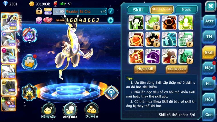 MÃ : #TTS3887 - SV 1673 - TOP 6 - V15 - MIRAIDON BÁ CHỦ FULL HH  - WHITE CH BLACK DYNAAMX UNVOA Z100 BC QUÁ NGON