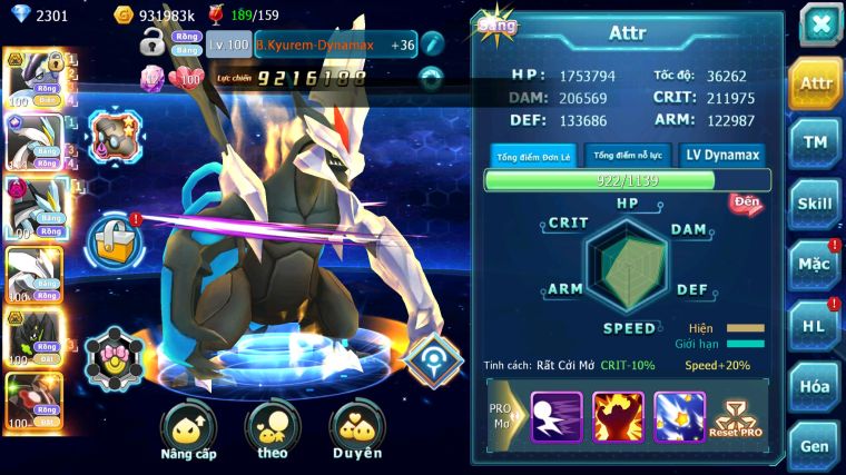 MÃ : #TTS3887 - SV 1673 - TOP 6 - V15 - MIRAIDON BÁ CHỦ FULL HH  - WHITE CH BLACK DYNAAMX UNVOA Z100 BC QUÁ NGON