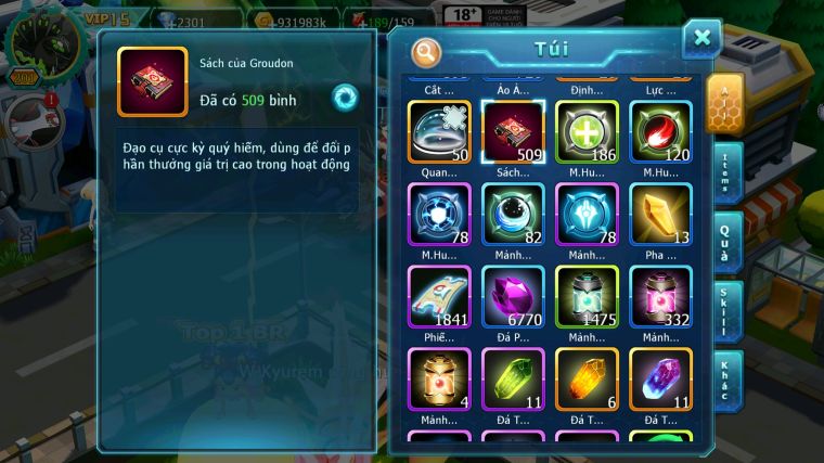 MÃ : #TTS3887 - SV 1673 - TOP 6 - V15 - MIRAIDON BÁ CHỦ FULL HH  - WHITE CH BLACK DYNAAMX UNVOA Z100 BC QUÁ NGON