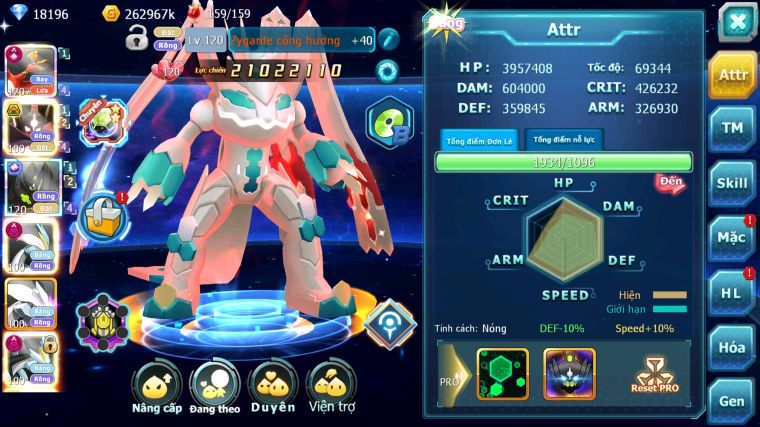 MÃ : #TTS3902 - SV 876 - TOP7PK - V15 - HOOH CH DYANMAX DRAK HOOH BC CẶP ZEVIL FULL BÁ CHỦ - CH - UNVOA WB DYNAMAX - GẦN LÊN W ECHO