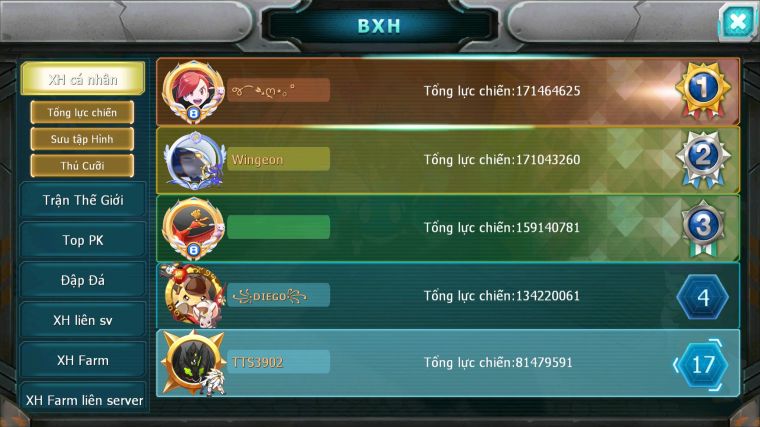 MÃ : #TTS3902 - SV 876 - TOP7PK - V15 - HOOH CH DYANMAX DRAK HOOH BC CẶP ZEVIL FULL BÁ CHỦ - CH - UNVOA WB DYNAMAX - GẦN LÊN W ECHO