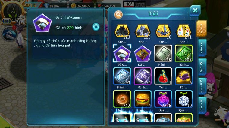 MÃ : #TTS3902 - SV 876 - TOP7PK - V15 - HOOH CH DYANMAX DRAK HOOH BC CẶP ZEVIL FULL BÁ CHỦ - CH - UNVOA WB DYNAMAX - GẦN LÊN W ECHO