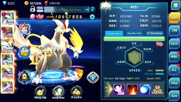 MÃ : #TTS3901 - SV 1219 - V12 - WHITE DYNAMAX HOOH DYANAMX UNVOA BLACK MEW GIÁP BC CẶP LATI BÁ CHỦ QUÁ NGON