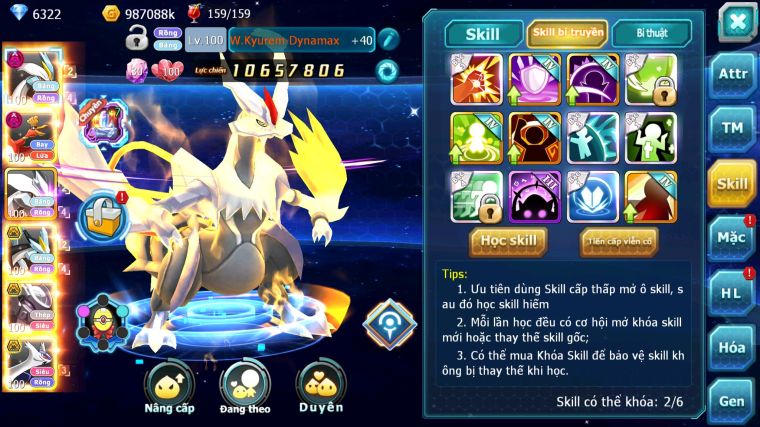 MÃ : #TTS3901 - SV 1219 - V12 - WHITE DYNAMAX HOOH DYANAMX UNVOA BLACK MEW GIÁP BC CẶP LATI BÁ CHỦ QUÁ NGON