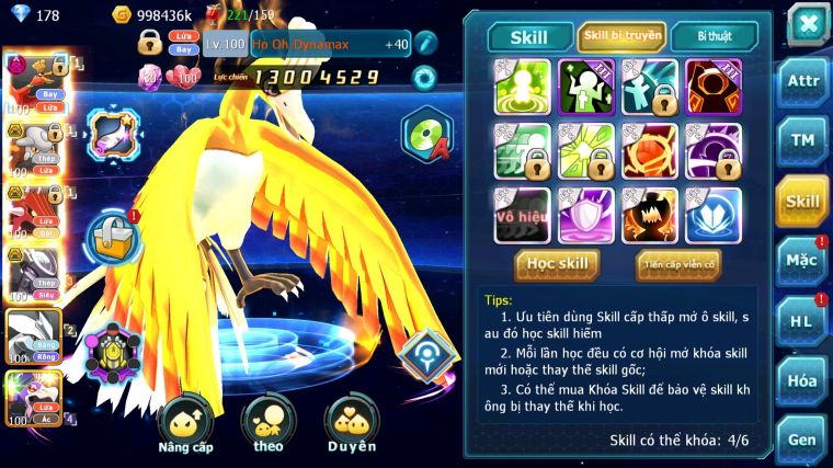 MÃ : #TTS3896 - SV 1033 - V7 - HOOH DYANAMX HENTRAN BC QVLD BC MEW GIÁP BC UNVOA NHIỀU PET HT