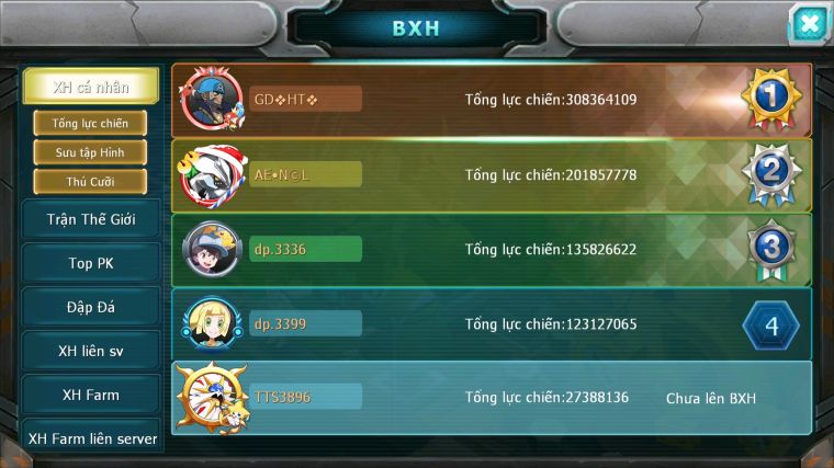 MÃ : #TTS3896 - SV 1033 - V7 - HOOH DYANAMX HENTRAN BC QVLD BC MEW GIÁP BC UNVOA NHIỀU PET HT