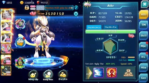 MÃ : #TTS3916 - SV 1729 - V5 - 622 SÁCH - MEW GIÁP BÁ CHỦ CẶP LATI BÁ CHỦ MES LUGIA