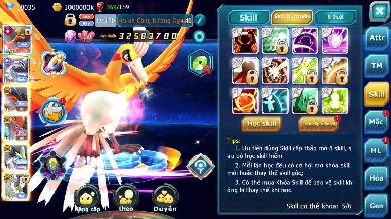 MÃ : #TTS3912 - SV 1426 - TOP 11 - V13 - 3K5 SÁCH - HOOH CH DYNAMAX PALKIA CH YVETAL BC BTAA BC UNVOA WB BC QUÁ NGON