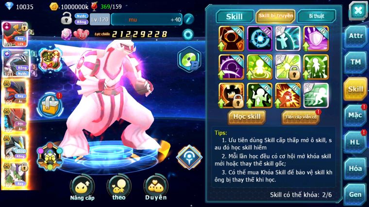 MÃ : #TTS3912 - SV 1426 - TOP 11 - V13 - 3K5 SÁCH - HOOH CH DYNAMAX PALKIA CH YVETAL BC BTAA BC UNVOA WB BC QUÁ NGON