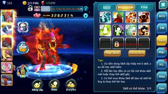 MÃ : #TTS3924 - SV 1660 - BTAA BÁ CHỦ LUGIA BC ZOROA BC NHIỀU PET HT