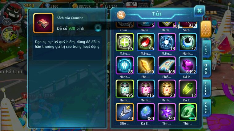 MÃ : #TTS3931 - SV 1727 - 930 SÁCH - TAPU BULU BÁ CHỦ RẮN BĂNG BÁ CHỦ CELEBI GIRATINA NHIỀU PET HT