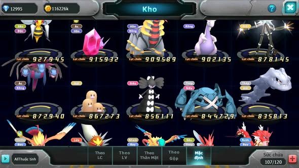 MÃ : #TTS3930 - SV1728 - 13K KC PALKIA BÁ CHỦ KYOGRE MES AMDLO RAIKOU