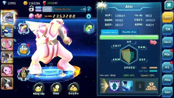 MÃ : #TTS3930 - SV1728 - 13K KC PALKIA BÁ CHỦ KYOGRE MES AMDLO RAIKOU