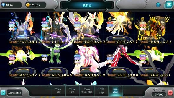 MÃ : #TTS3927 - SV 1574 - V9 - TOP10 - UNVOA WB DYNAMAX HOOH BC QVLD BC  CẶP LATI BC PALKIA BÁ CHỦ QUÁ NGON