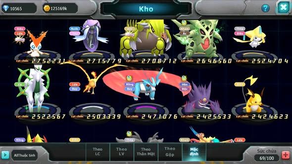 MÃ : #TTS3927 - SV 1574 - V9 - TOP10 - UNVOA WB DYNAMAX HOOH BC QVLD BC  CẶP LATI BC PALKIA BÁ CHỦ QUÁ NGON