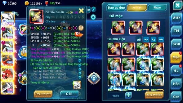 MÃ : #TTS3927 - SV 1574 - V9 - TOP10 - UNVOA WB DYNAMAX HOOH BC QVLD BC  CẶP LATI BC PALKIA BÁ CHỦ QUÁ NGON