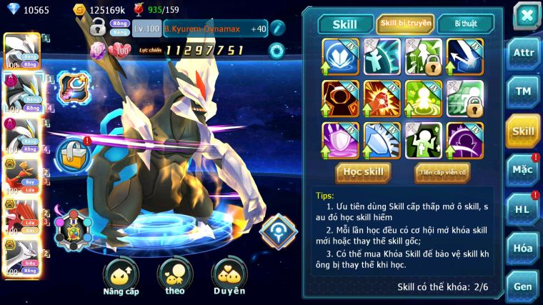 MÃ : #TTS3927 - SV 1574 - V9 - TOP10 - UNVOA WB DYNAMAX HOOH BC QVLD BC  CẶP LATI BC PALKIA BÁ CHỦ QUÁ NGON