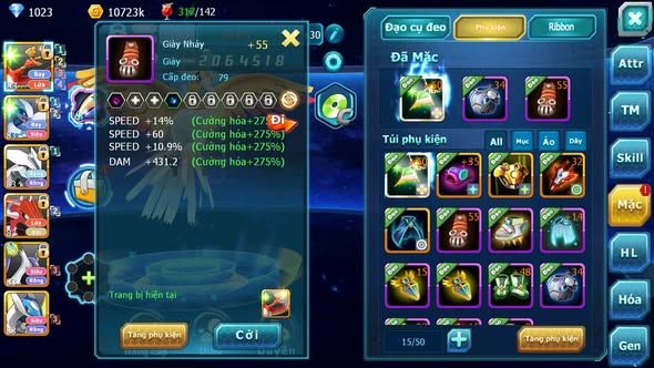 MÃ : #TTS3926 - SV 1612 - V3 - HOOH LUGIA UNVOA QVLD CẶP LATI