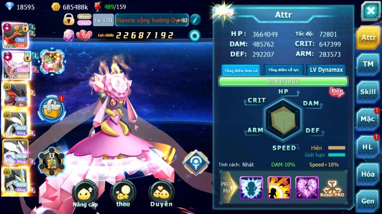 MÃ : #TTS3935 - SV 1332 - TOP25 - V14 - 1K1 SÁCH - HOOH CH DYNAAMX DIANCIE CH DYNAMAX YVETAL BC UNVOA WB BC NHIỀU PET BC