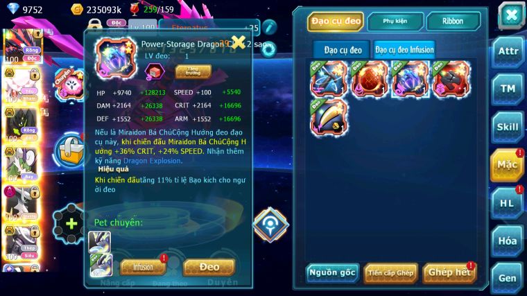 MÃ : #TTS3934 - SV 1550 - TOP3 CỤM CỨNG - V20 - 5K8 SÁCH - CẶP RỒNG CỘNG HƯỞNG DYNAMAX CẶP CHÓ DYNAMAX MELTAN DYANAMX ENTERNATUS NHIỀU PET KHỦNG