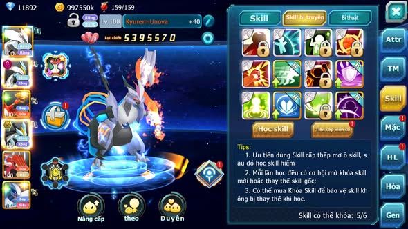 MÃ : #TTS3932 - SV 1143 - 530 SAHCS - V6 -  UNVOA WHITE DYNAMAX BLACK BC HOOH QVLD LUGIA