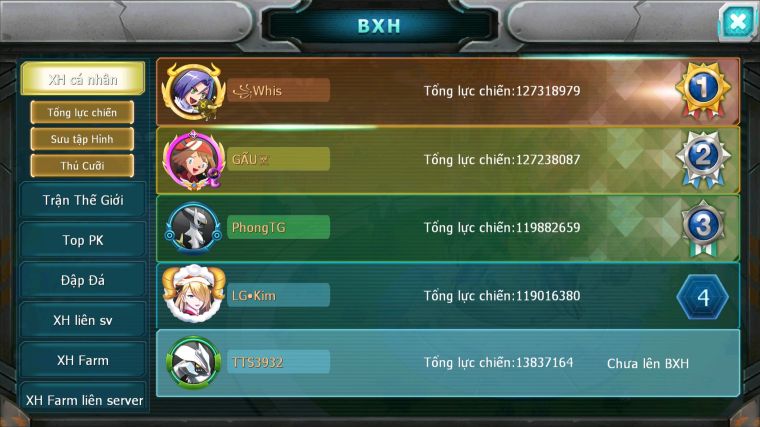 MÃ : #TTS3932 - SV 1143 - 530 SAHCS - V6 -  UNVOA WHITE DYNAMAX BLACK BC HOOH QVLD LUGIA