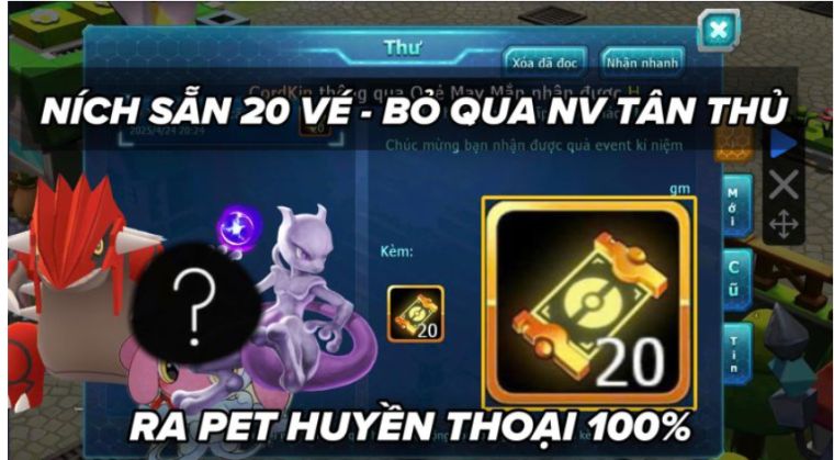100 NÍCH SẴN 20 VÉ ẤP 100% RA HUYỀN THOẠI