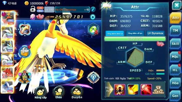 MÃ : #TTS3950 - SV970 - V12 - HOOH DYNAMAX WBW BC UNVOA QVLD BC NHIỀU PET THT