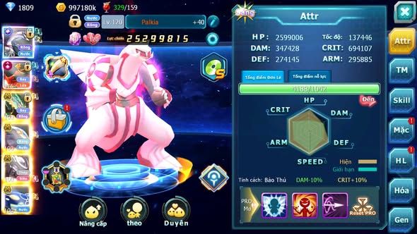 MÃ : #TTS3949 - SV1162 - top33 V7 - PALKIA CH HOOH CH DYBNAMAX RAYQUAZA BC QVBC BC MEW GIÁP BC NHIỀU PET HT