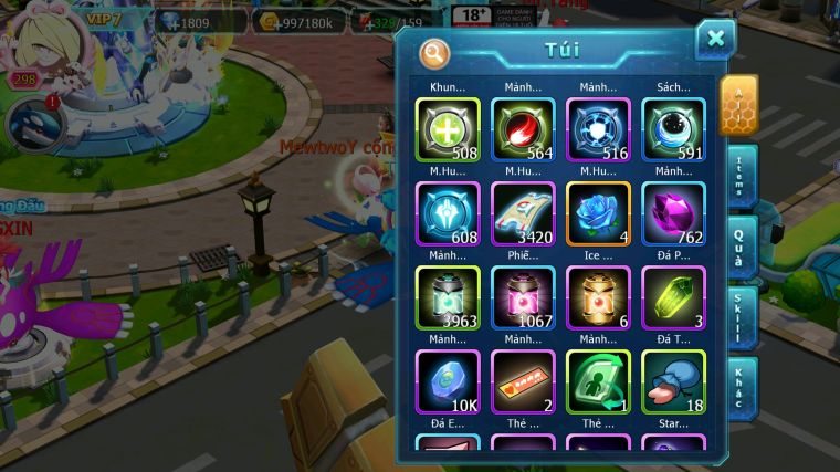 MÃ : #TTS3949 - SV1162 - top33 V7 - PALKIA CH HOOH CH DYBNAMAX RAYQUAZA BC QVBC BC MEW GIÁP BC NHIỀU PET HT